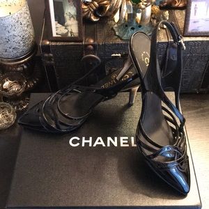 CHANEL sling backs